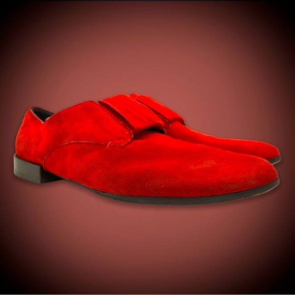 Zero + Maria Cornejo (RARE) Red Suede Loafers - Picture 9 of 9
